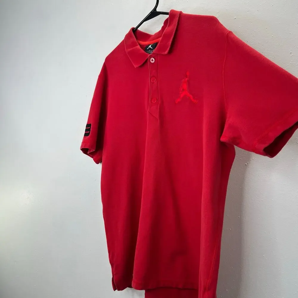 Jordan Men’s Red Polo Shirt